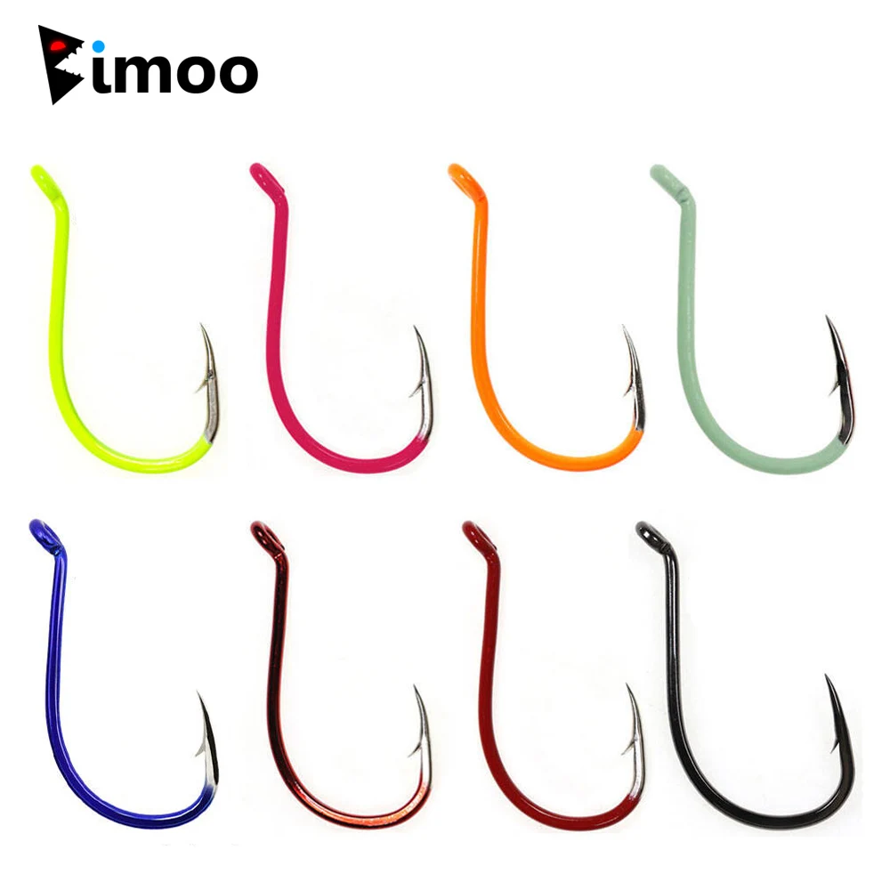 Anzuelo de Pesca de Acero con Alto Contenido de Carbono para Agua Salada, Luminoso, Tipo Pico de Pulpo, UV Fluorescente, Offset, para Señuelos de Pesca en Agua Salada # 10 - 10/0