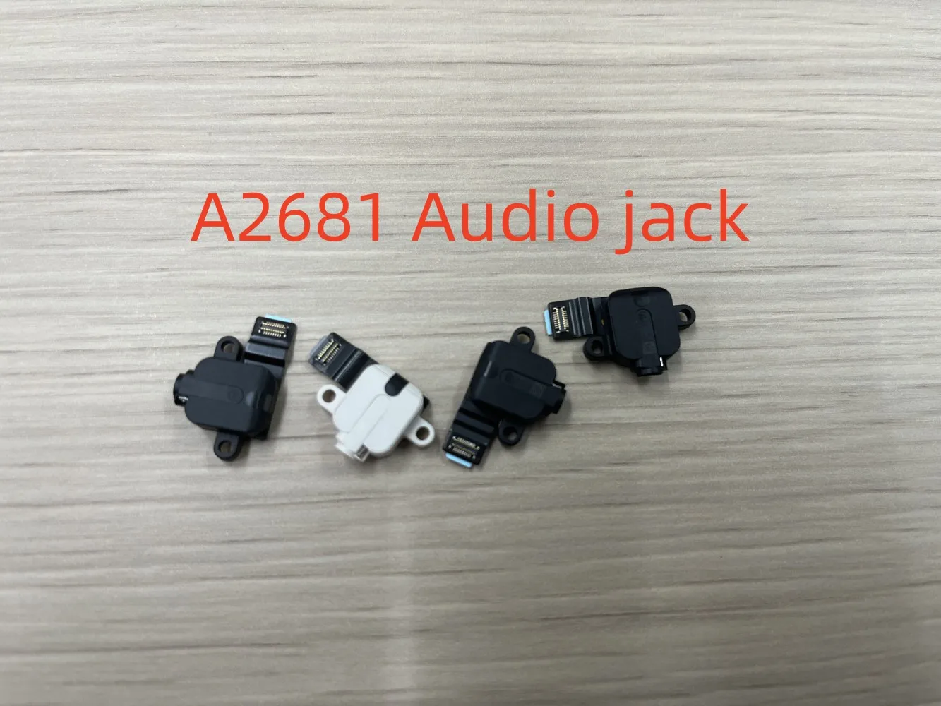 

New 821-03656 for MacBook Air Retina 13.6" M2 A2681 Headphone Audio Jack Connector with Flex Cable White Black EMC4074 2022 Year