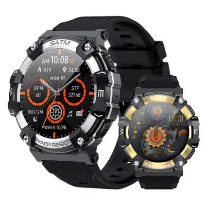 PG666 Bluetooth Call Smart Watch Drop-proof Dustproof Waterproof Fitness Tracker Heart Rate Blood PressureMonitor Smartwatch