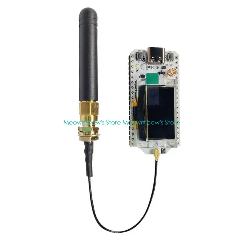 

W91A ESP32 0,96 дюйма синий OLED-дисплей WIFI Lora32V3 Макетная плата с поддержкой BLE5