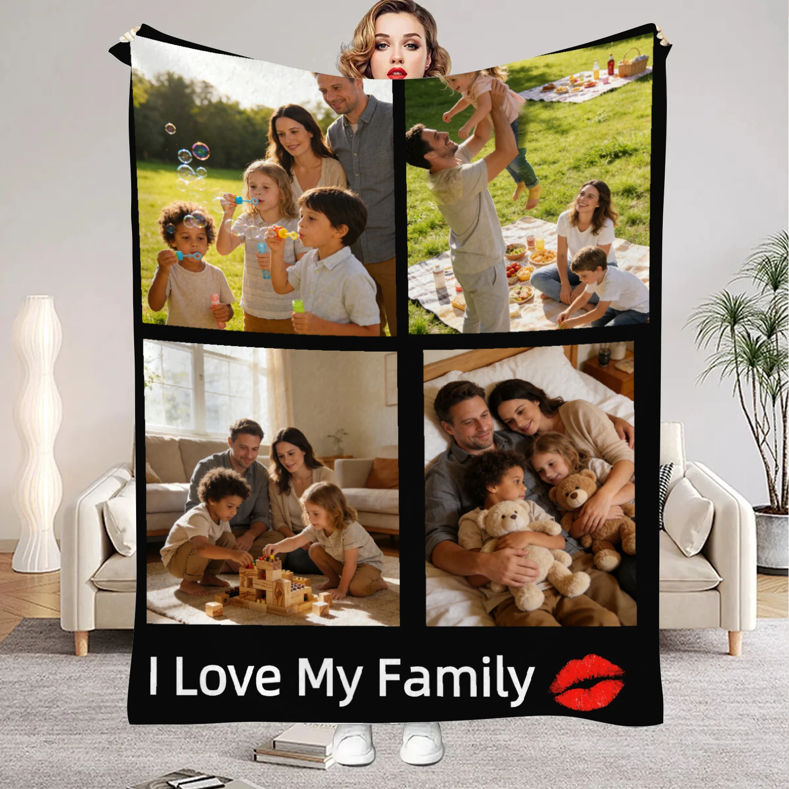 Custom Photo Flanne…