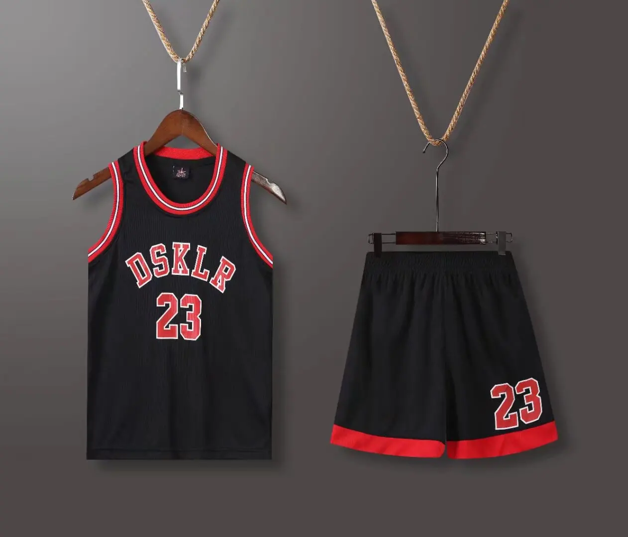 NEW 24/25 Children\'s clothing suit boy girl Basketball Jerseys NO. 23 game team uniform training Vest and shorts