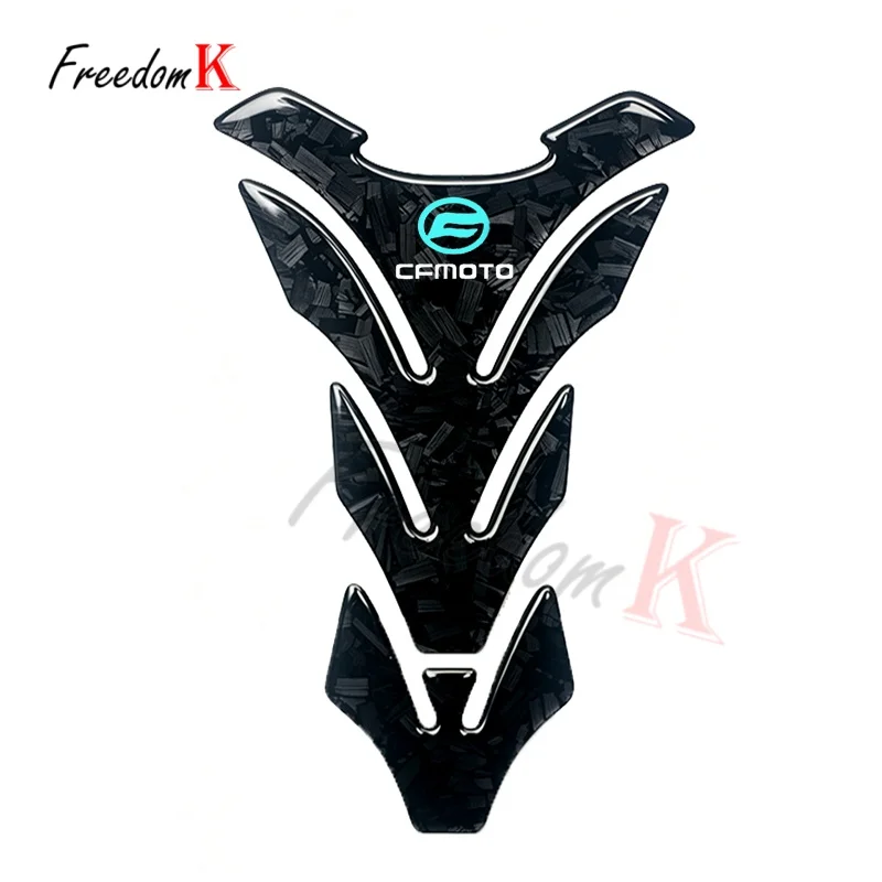3D Forged Carbon Fiber Tank Pad Protector Sticker Decal For 750SR-R 675SR-R 675SR 675NK CF675 NK 450SR 450MT 250SR 675ss 450ss