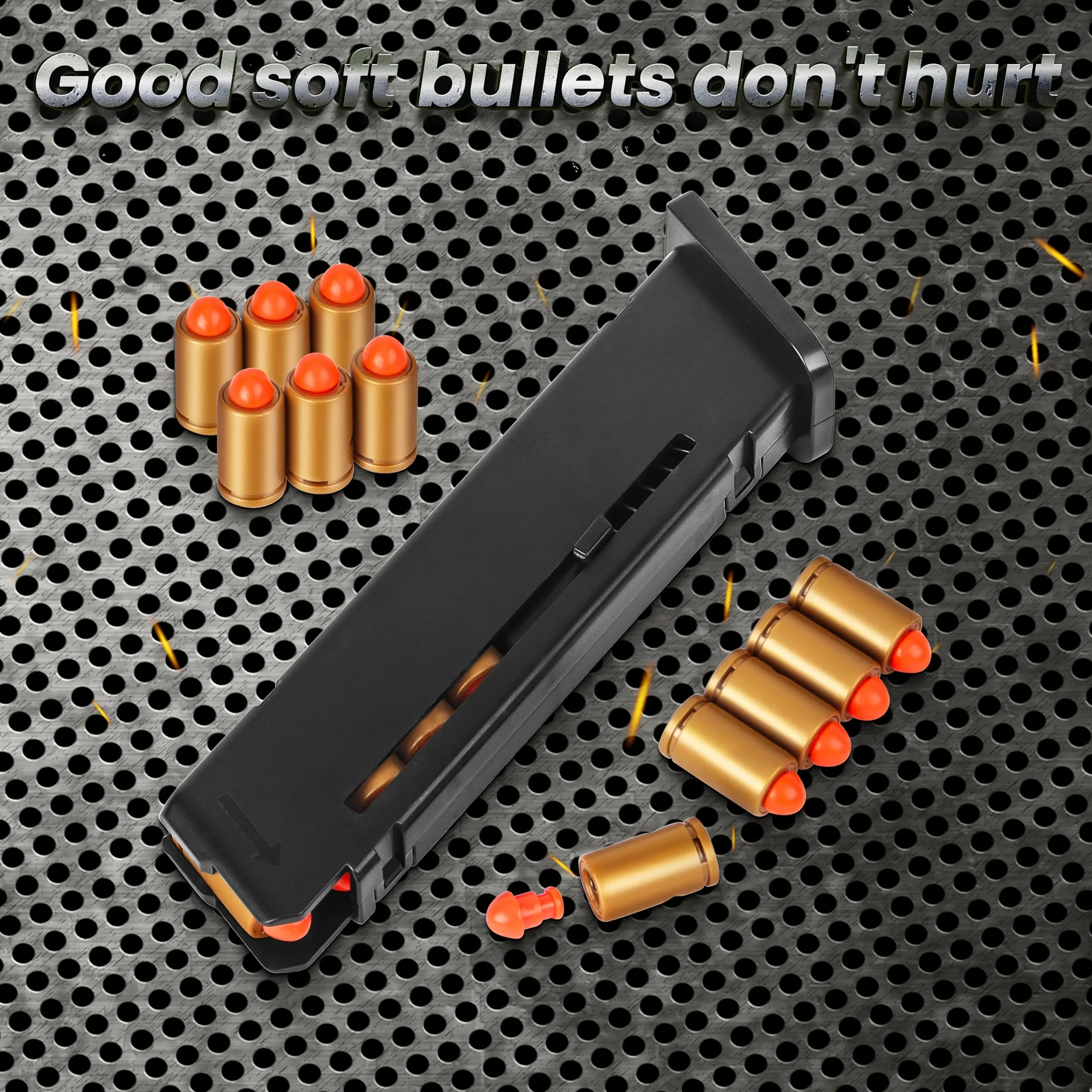 soft Shells And soft Bullets Kit, Reusable Accessories for Action-Packed Fun - Perfect Fit for Multiple Toy Guns,  Durable & Saf
