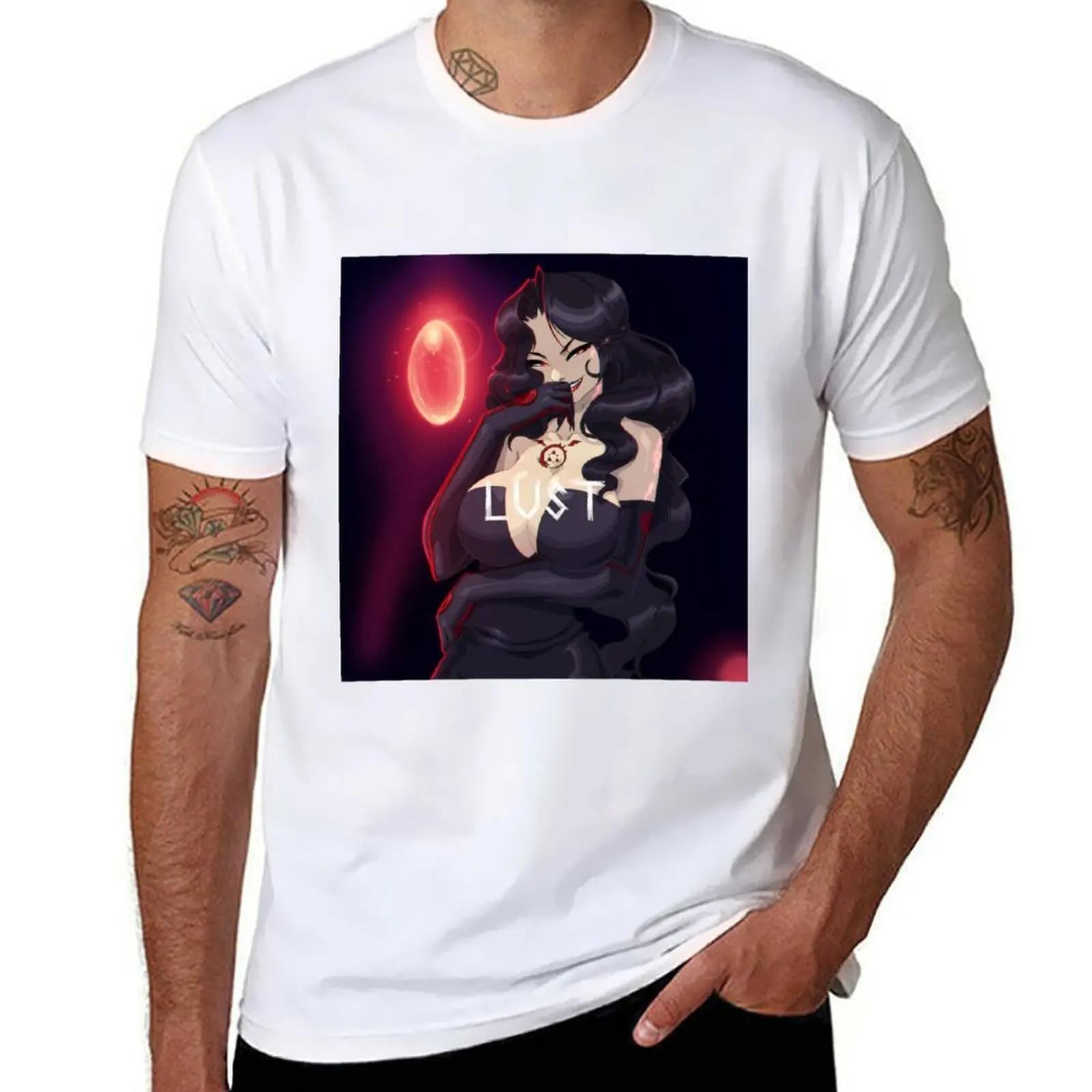 

Full Metal Alchemist - Lust T-Shirt t shirt man cotton man t shirts high quality luxury brand T-Shirt