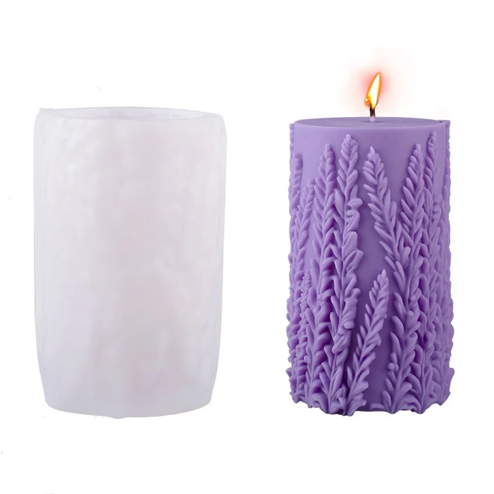 Non-stick kaars siliconen mal flexibele DIY hars ambachten aromatherapie mal 3D gesneden patroon bloeiende bloem