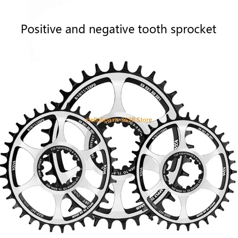 

A52F VXM Bike Chaintring Mtb Bike Offset 3 мм звездочка GXP Oval 32T 34T 36T