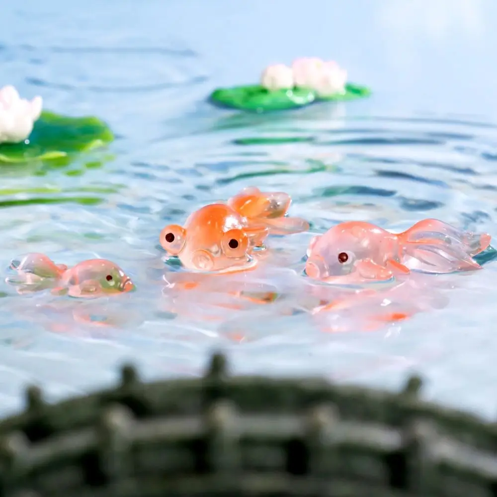 

Koi Carp Cute Small Fish Ornaments DIY Micro Landscape Ornaments Fish Tank Mini Figurines Decoration Accessories
