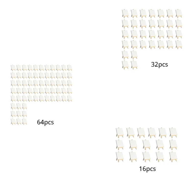 

Мини-холсты с наборами мольбертов, небольшой холст для рисования с мини-мольбертом, набор для рисования художественных холстов 4 х 4 дюйма