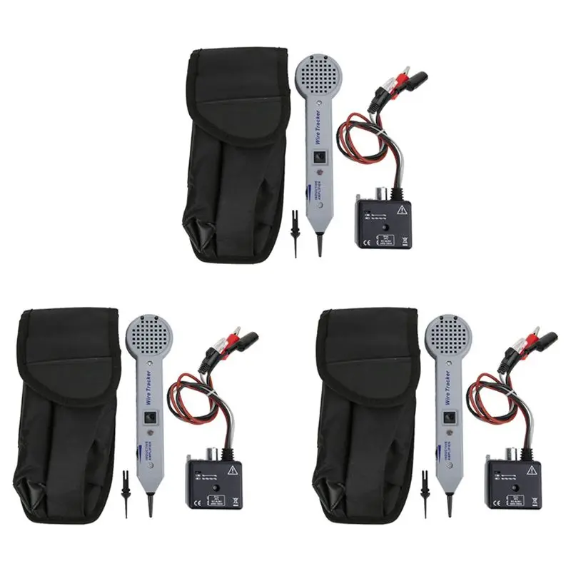 ABXF-3X Wire Tracer Circuit Tester 200EP High Accuracy Cable Tone Generator Inductive Amplifier And Probe Kit With Adjustable
