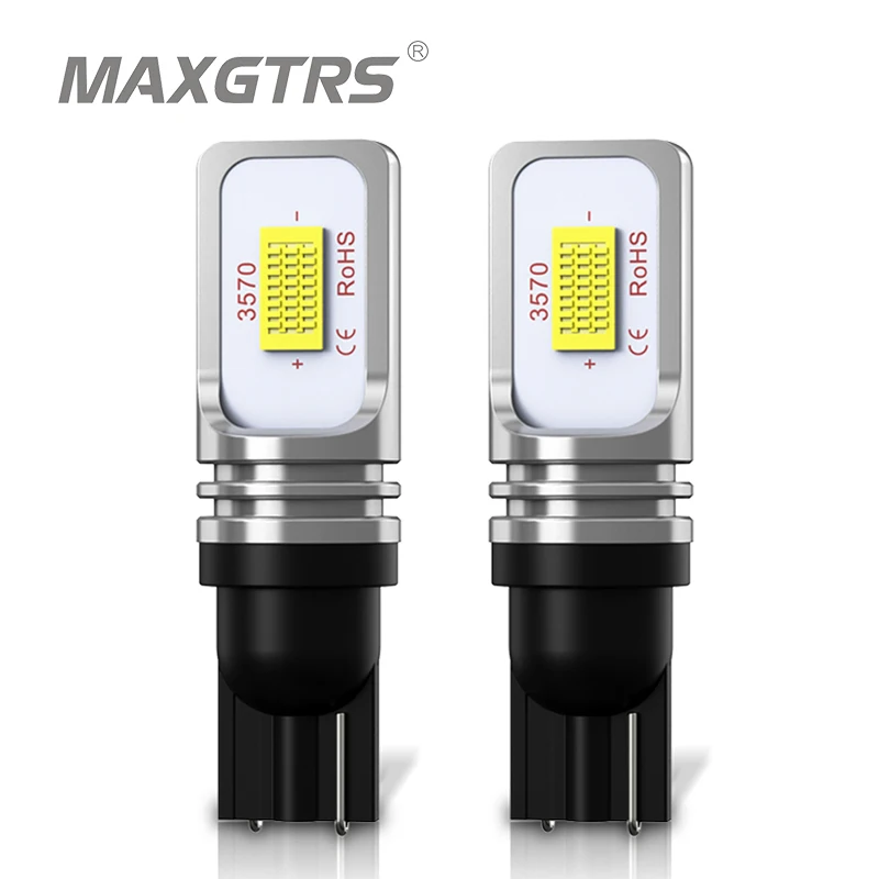 

2x T10 CANBUS No ERROR W5W 168 194 3570 Chip LED 72W Auto Indicator Replacement Light Wedge Parking Bulbs Lamps Car Light Source