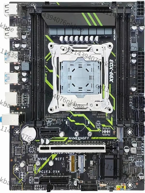 X99-XD3 X99-XD4 C612 Motherboard, DDR3/DDR4 Optional, 8-phase Power Supply With M.2 & Gigabit WIFI Slot