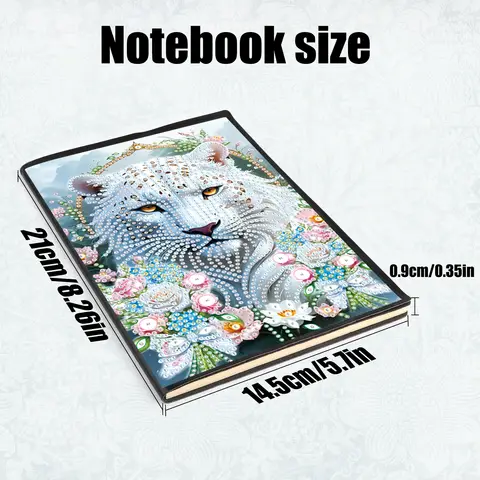 10 best sales Diamantmålning med vit tiger - №4