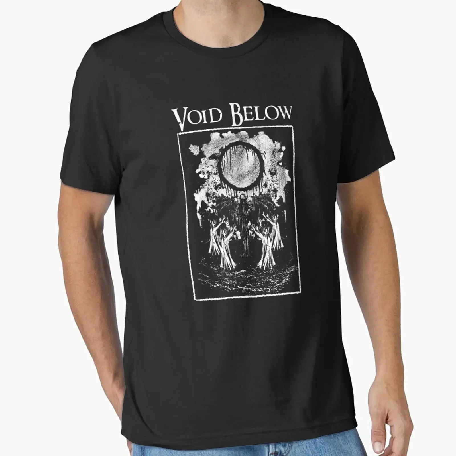 Void Below designed and sold by lawrenceelmore0 vintage Washed Stylish fashion Unisex Casual Breathable Slightly streetwear