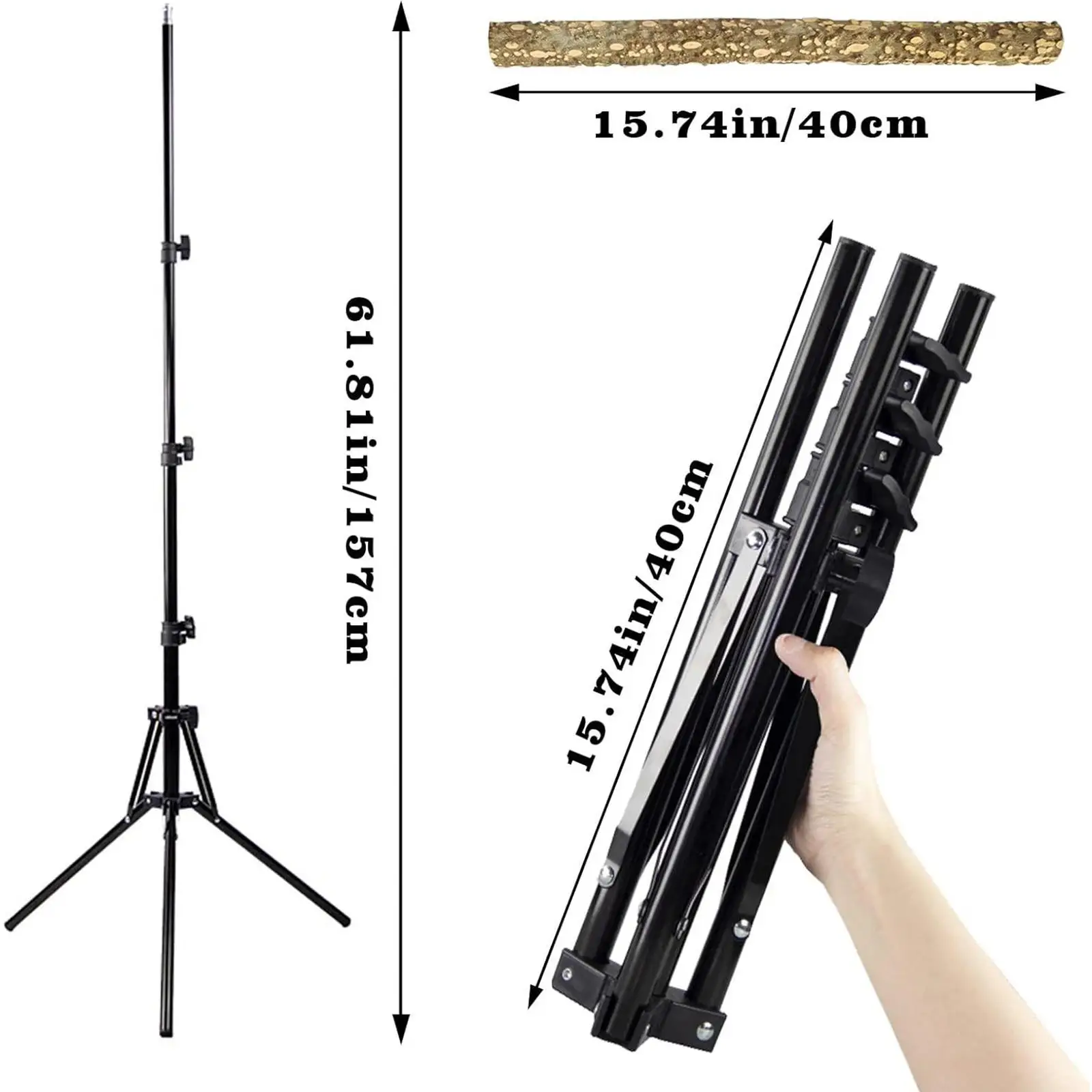 Parrot Perch Toy Bird Training Perch Stand Height Adjustable for Cockatiels Lovebirds Finches Accessories