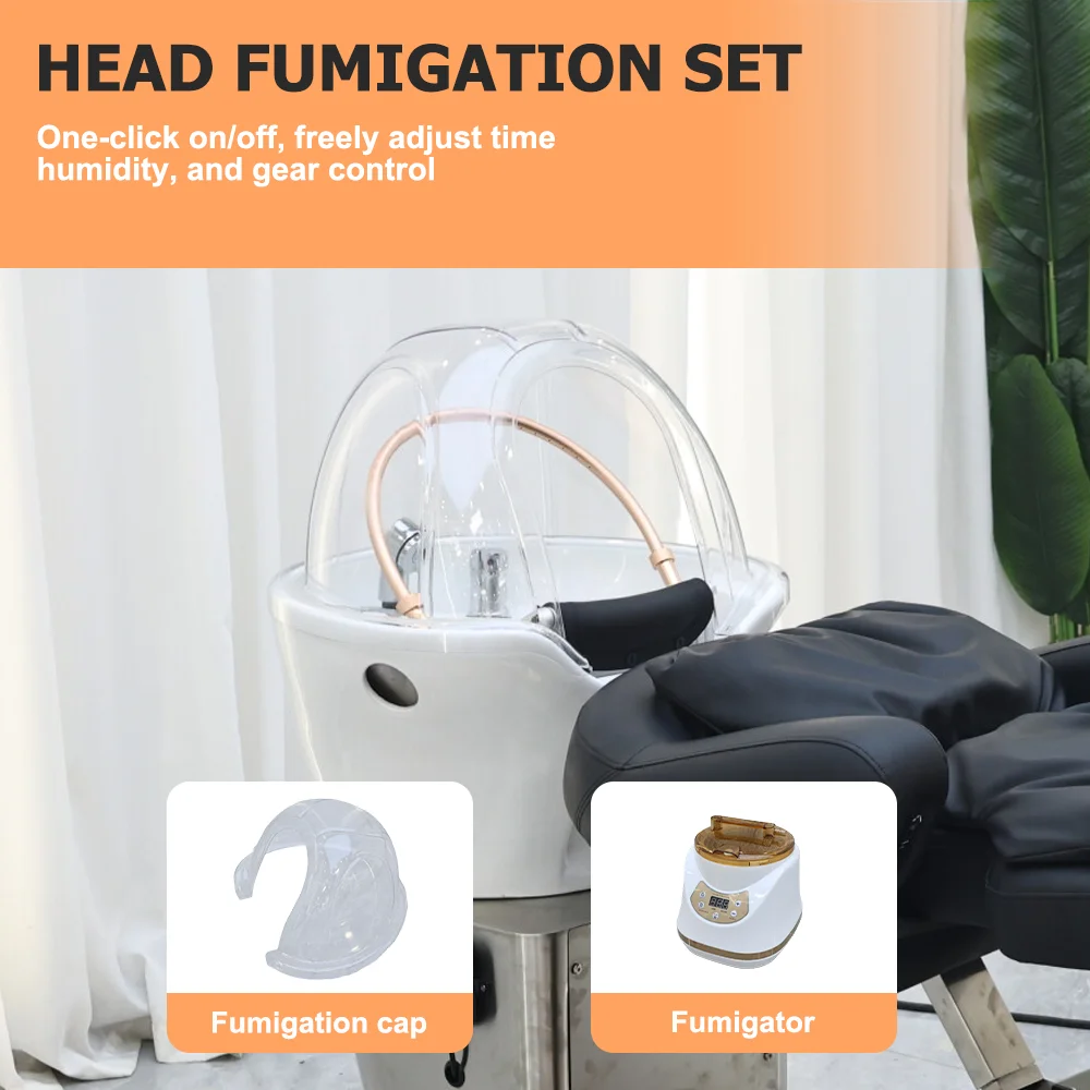 سرير تدليك لغسل الشعر، أثاث قابل للتعديل، كرسي شامبو مائل، سرير شامبو للتدليك الكهربائي المريح #5