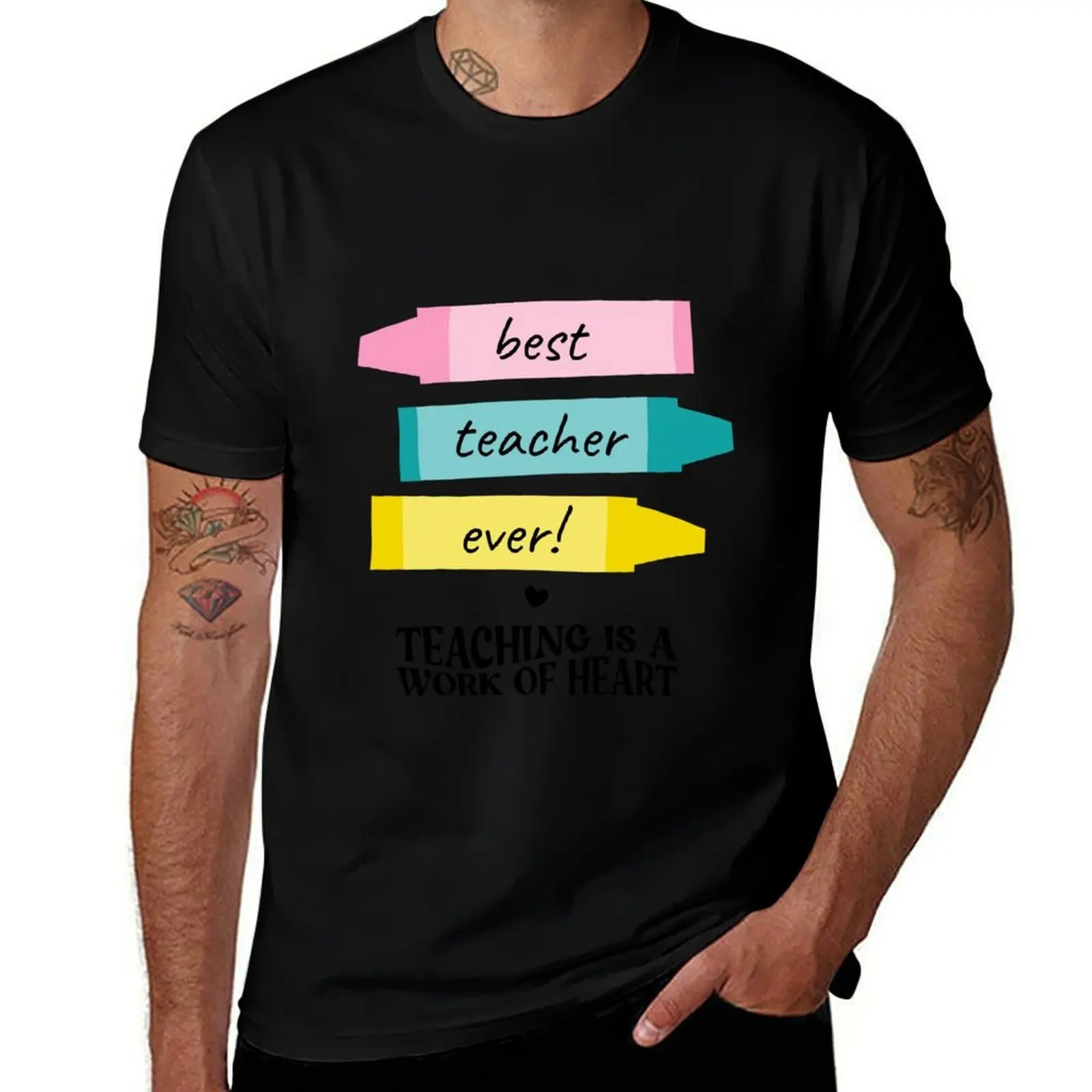 

Best Teacher ever! T-Shirt anime tshirt new gifts and t-shirts funny shirt cotton croswit shirt man plain t shirts men