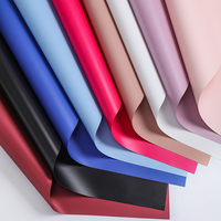 20PCS Flower Wrapping Packing Paper Bouquet of Solid Color Ouya Paper Korean Style Floral Package DIY Florist Materials
