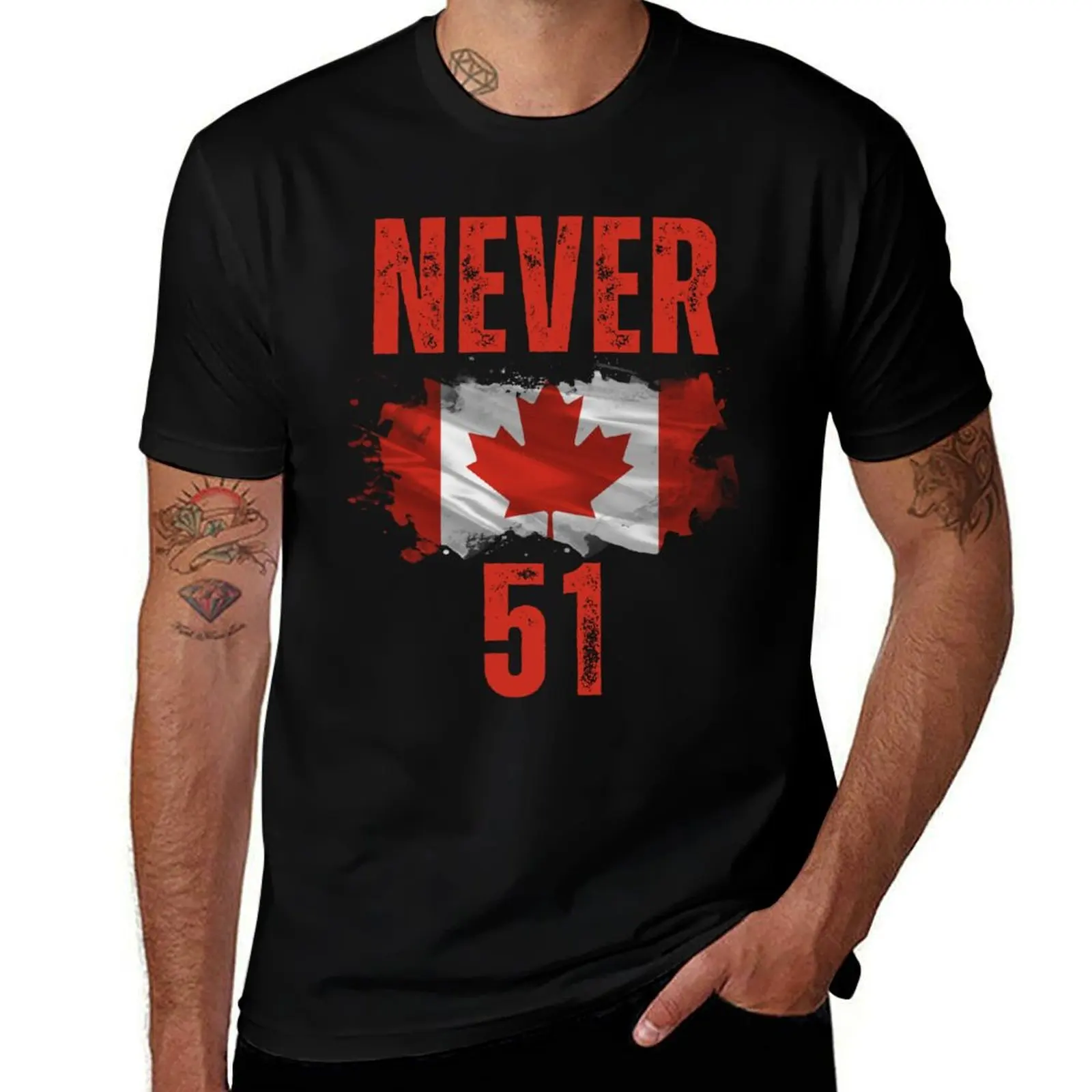 

Never 51 Canada is not for sale T-Shirt blue archive summer shirt Funny t-shirts t shirts for men graphic