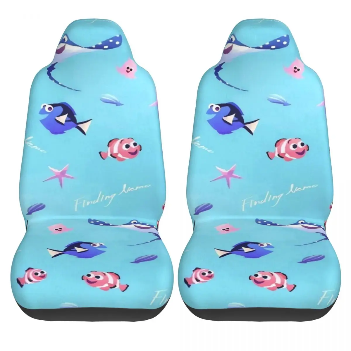 

Чехлы на автомобильные сиденья Findings Nemo, модные чехлы на автомобильные сиденья для грузовиков, полиэстер, комфортный чехол из 2 предметов