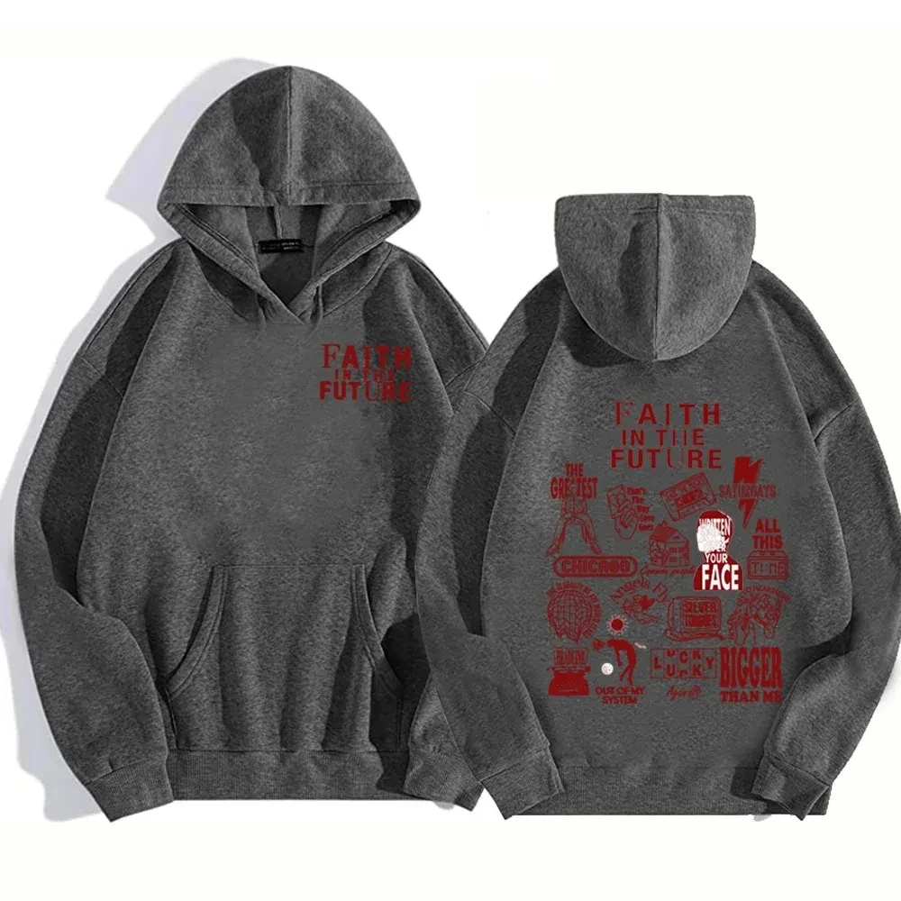 Sudaderas con capucha de Hip Hop para fanáticos, Faith In The Future Album Series, 2024, gira mundial