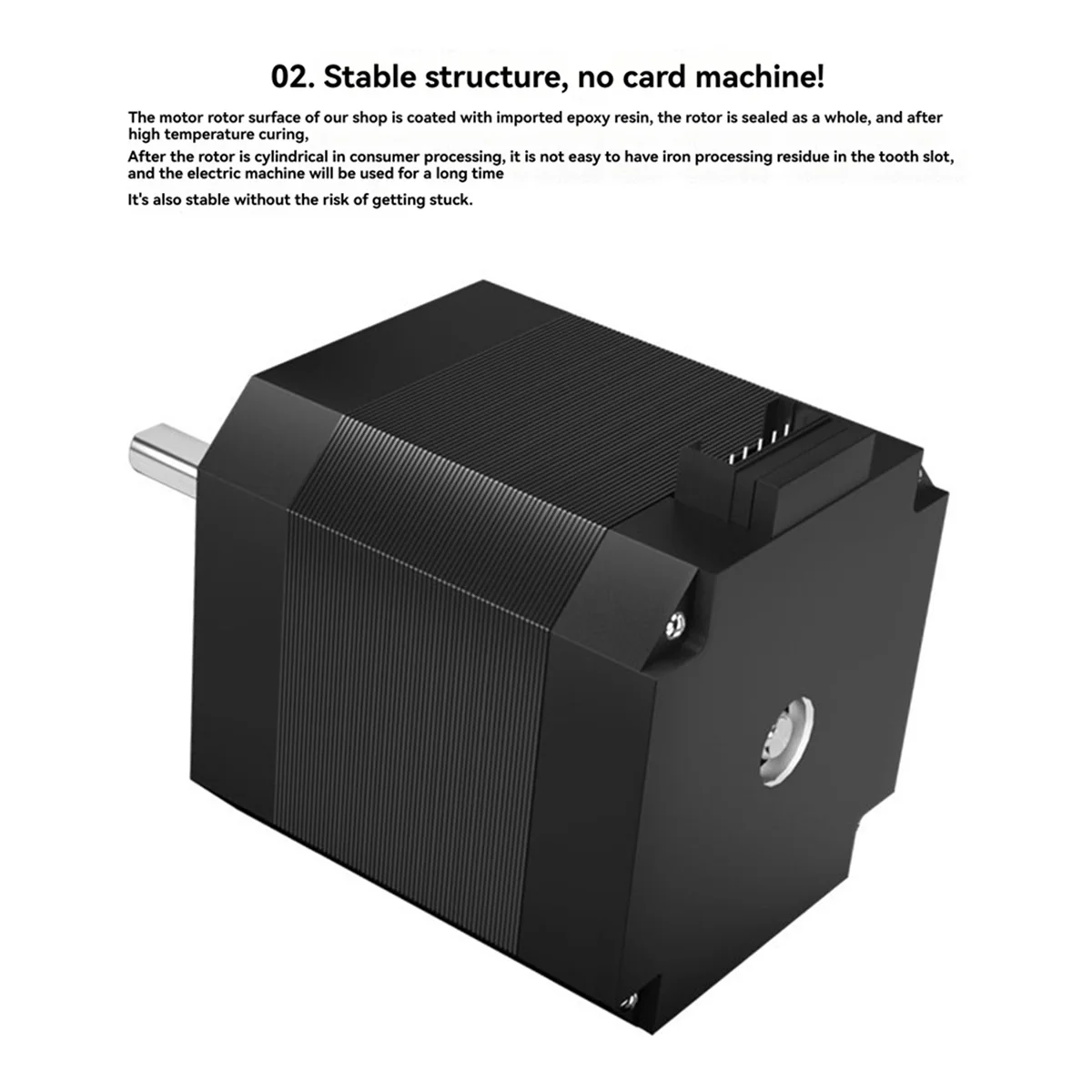 42 Controlador de motor paso a paso Motor CC de eje D 1,8 grados 2A híbrido bifásico de 4 conductores para piezas de motor de impresora 3D