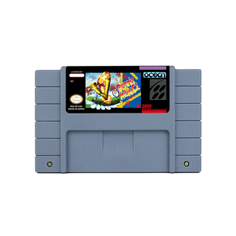

Игра «Дэннис» для SNES 16 BitRetro Cart, детский подарок