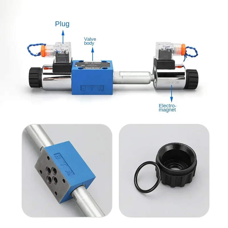 

4WE DC24V 12V 4WE10E series Rexroth type solenoid valve 4WE10H directional hydraulic valve 4WE10J