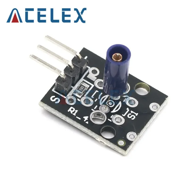 3pin KY-002 SW-18015P Shock Vibration Switch Sensor Module for arduino Diy Kit