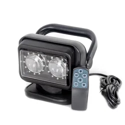 7 Inch 60W Search Lights Laser 360 Degree Rotating Sea Hunting Light SUV Truck Wireless Remote Control Boat Portable