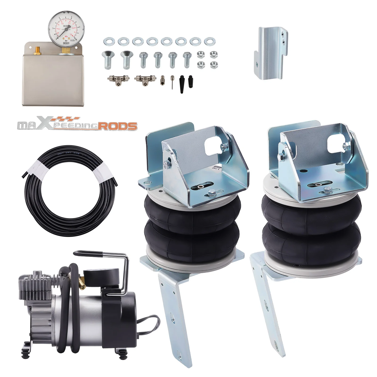 MaXpeedingrods Air Suspension With 12V Compressor Kit For Ford Transit 2001-onwards RWD Twin Rear Wheel 4000Kg/8818.5LBS