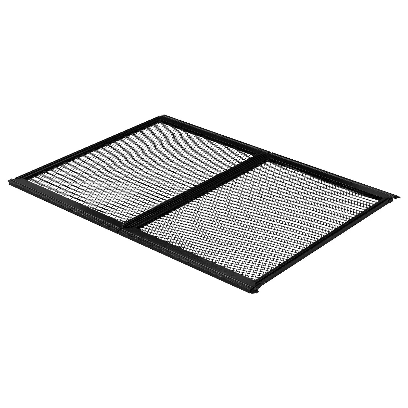 RV Screen Door Protector, 26.5 x 20 inch Door Grille, Easy to Install and Disassemble, Reinforced Breathable Protective Mesh, Aluminum Alloy Camper RV Entry Protector for pet , Black