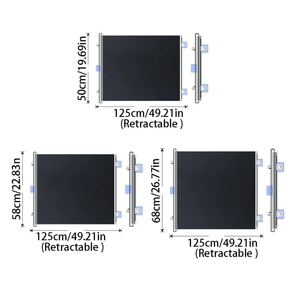 다기능 자동 수축형 애완동물 게이트 내구성 강화 아기 안전 보호문 유니버설 가드 어린이 보호 울타리