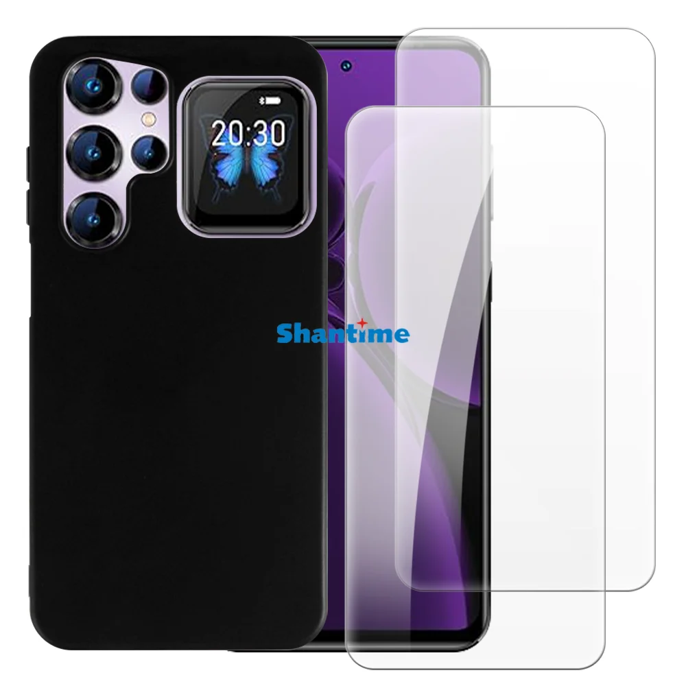 AQGGIIXY 2 stuks gehard glas voor Oukitel C68 Plus (7,20 AQGGIIXY 2 stuks gehard glas voor Oukitel C68 Plus (7,20