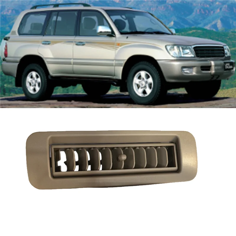 

3X Car Ceiling Side A/C Air Outlet Roof Air Outlet Vent Grille 62985-60020-A2 For Toyota Land Cruiser LC100 Lexus LX470