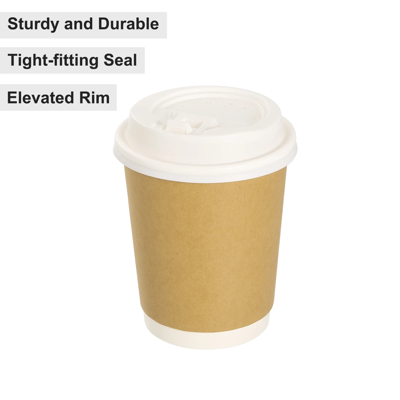 50 Count Disposable Coffee Cup Lids 88mm/89mm/92mm Plastic Lids for 10/12/16OZ Coffee Cups for Cold and Hot Drinks Milk Tea