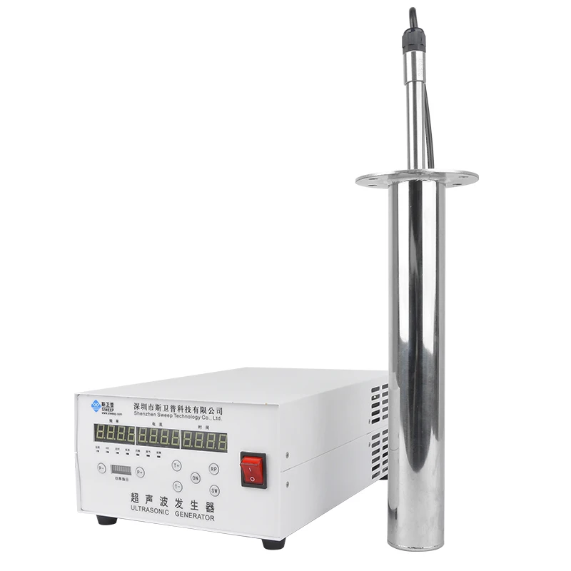 

40K Ultrasonic Transducer Vibrating Rod Ultrasound Liquid Emulsifier Nano Organic Dispersion Resin Defoaming Cleaning Machine