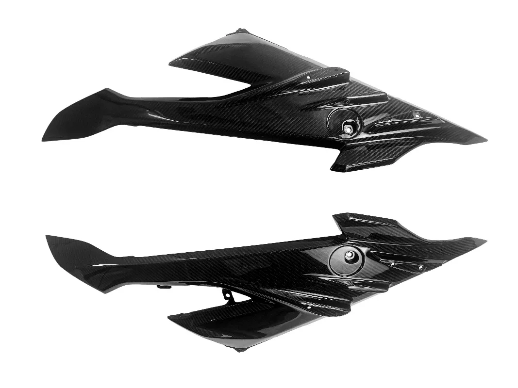 Motorcycle Accessories Stabiliser Wing Side Panel Carbon Fiber 3K Twill Glossy Black Fit for S1000RR 2023 Models