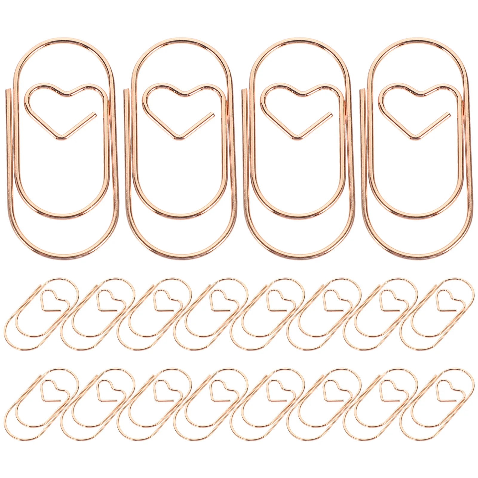 20 قطعة من الإشارات المرجعية المعدنية، مشابك ورق ممتعة، مشابك ملفات مكتبية صغيرة رائعة، أدوات مكتبية متعددة الاستخدام