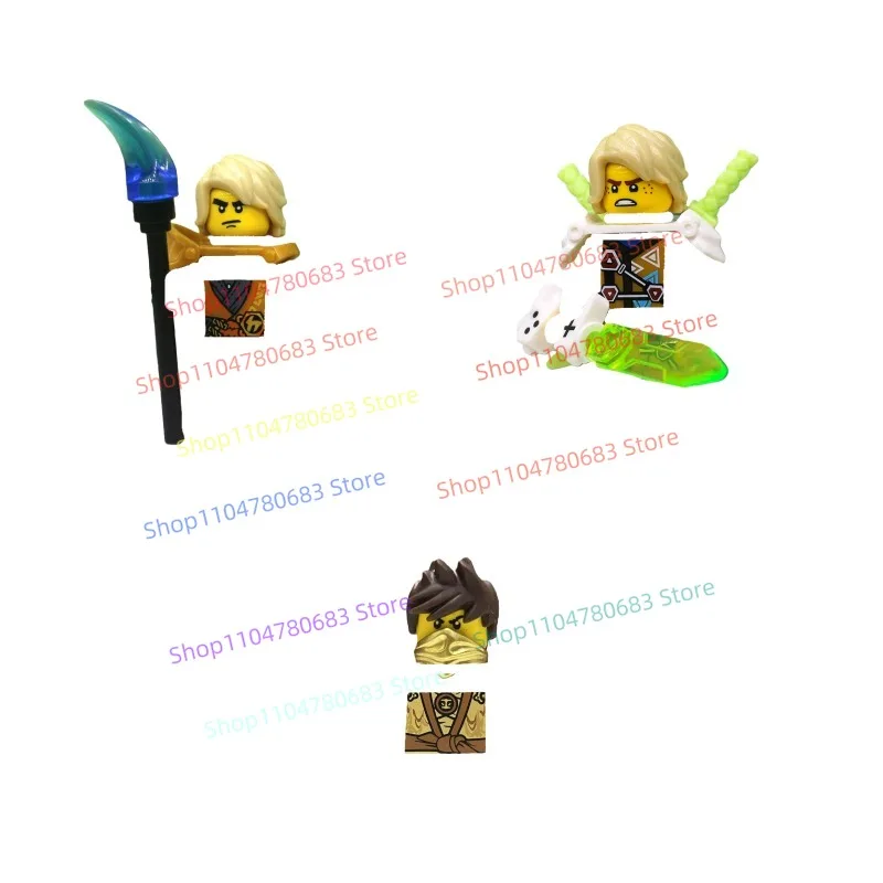 

MOC Building Blocks Golden Mini Figure Assembly Model Decoration - Anime TV Character Themed Decorative Toy, Gift & Collectible