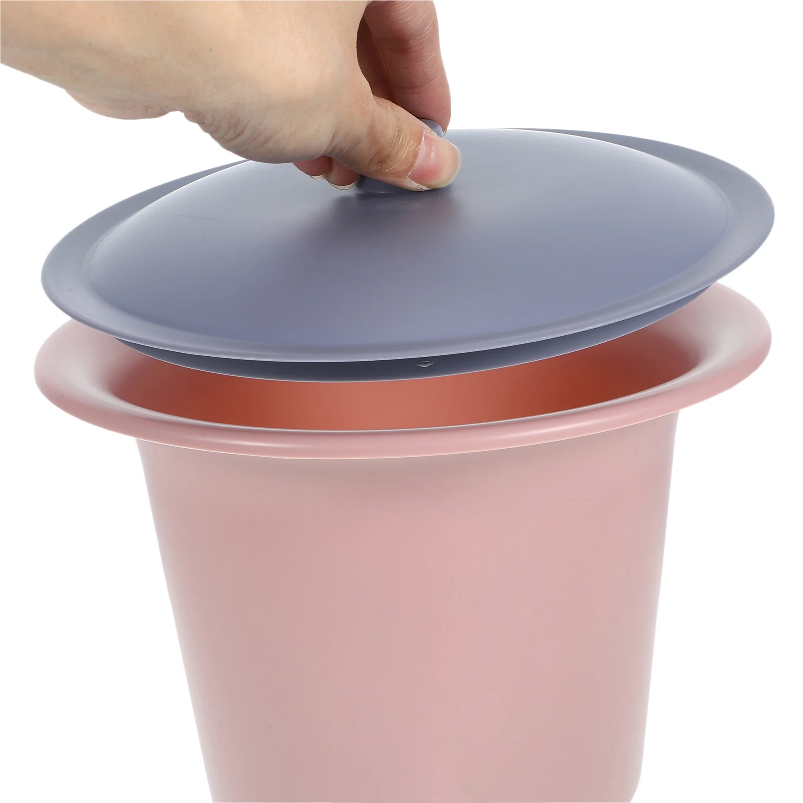 

Portable Toilet with Cover Chamber Pot for Bedroom Hospital Lightweight Durable Plastic Urinal Spill Proof Easy for Pregnant