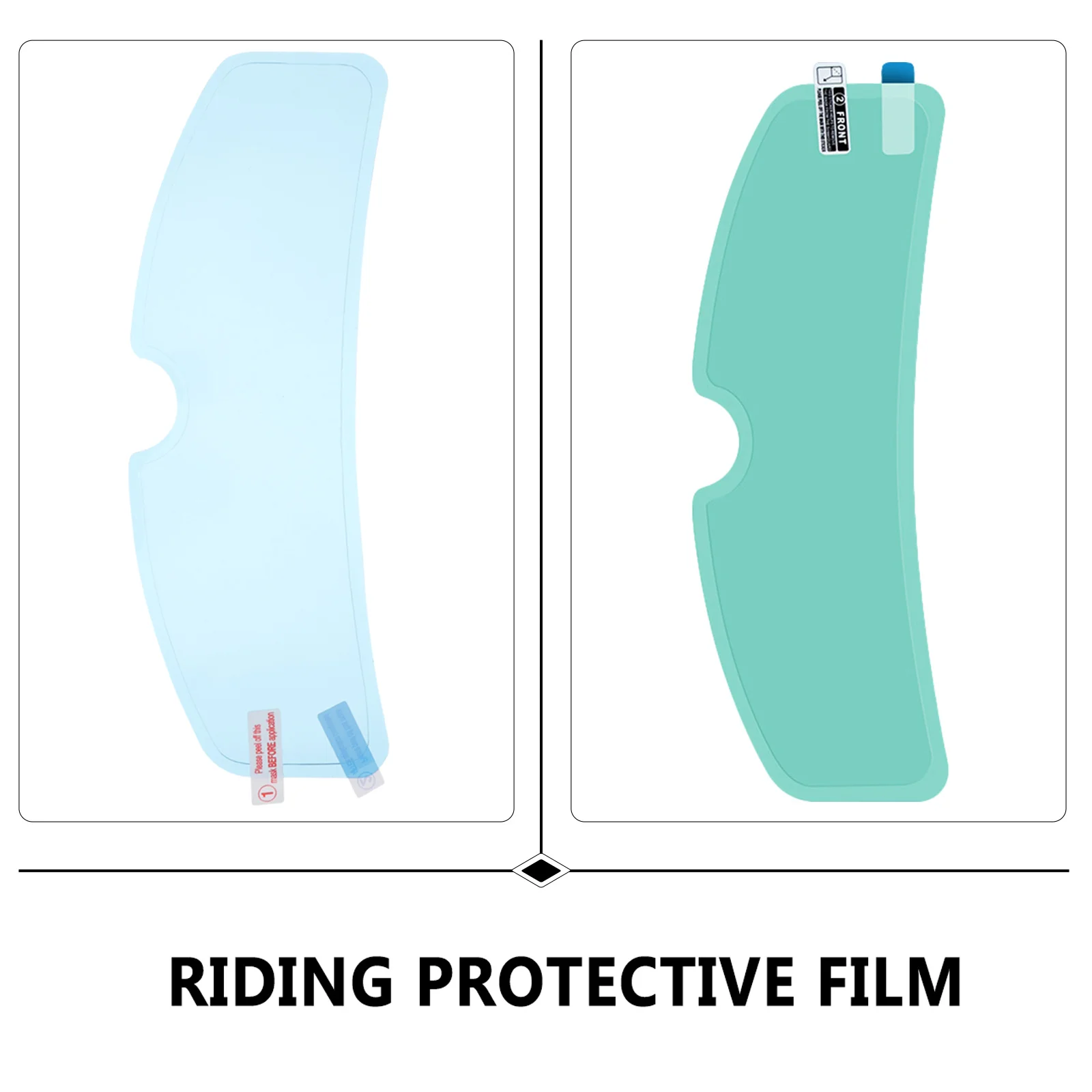

1 комплект универсальной водонепроницаемой защитной пленки для мотоциклетных линз, противотуманная, непромокаемая, для езды на открытом воздухе
