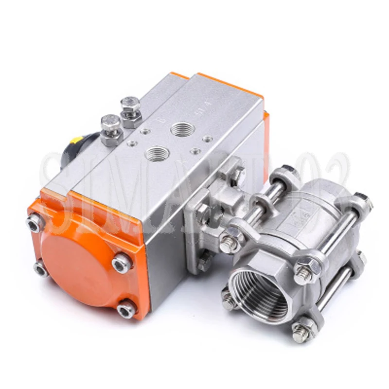 

DN8 DN10 DN15 DN20 DN25 DN32 DN40 DN50 Трехкомпонентный пневматический шаровой кран с цилиндром двойного действия высокой платформы 304