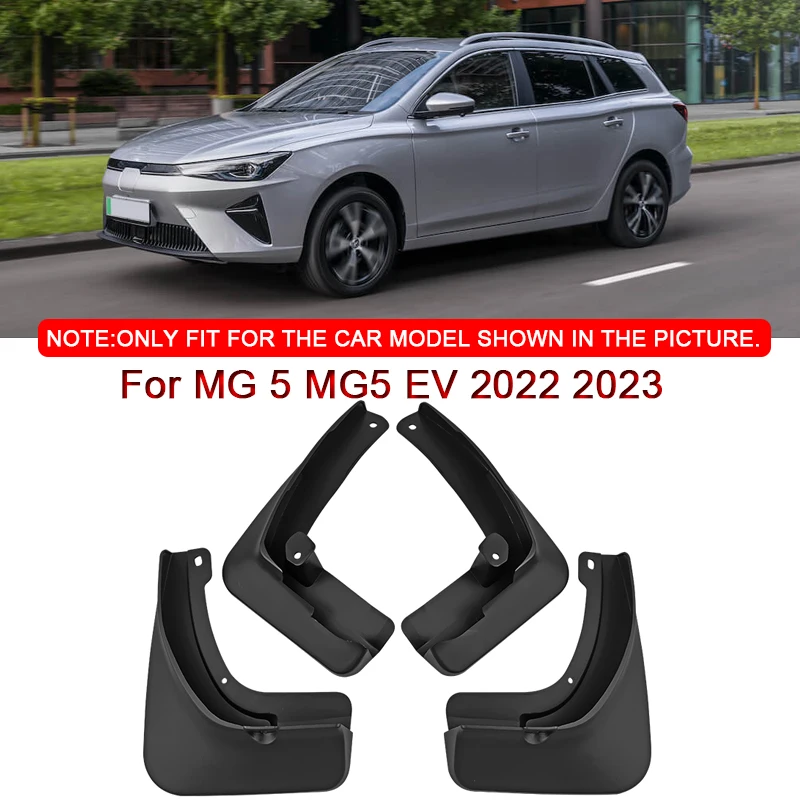 

4pcs ABS Car Mud Flaps Splash Guard Mudguards Car Styling For MG 5 MG5 EV 2022 2023 MudFlaps Front Rear Fender Auto Accessories