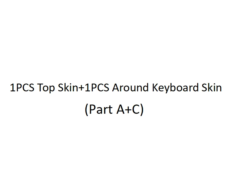 Variant: 1xTop 1xPalmrest(AC)