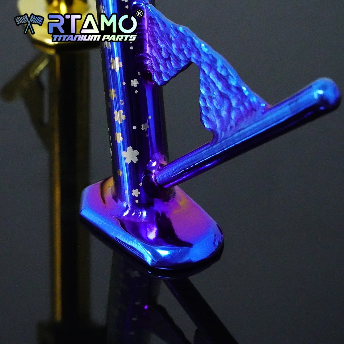 RTAMO Titanium Alloy Kickstand Side Stand for Yamaha Nmax155 Motorcycle Accessory