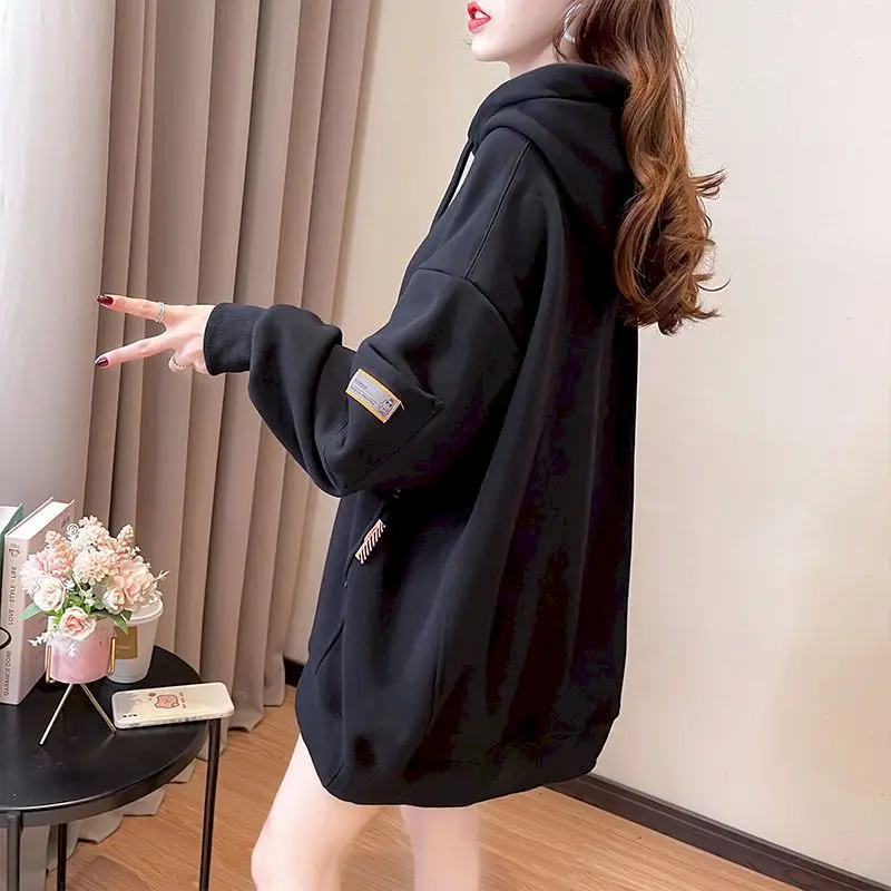 Fashion Hoodies Women Spring Autumn Trend Hooded Coat Design Sense Oversized Hoodie Korean Thin Loose Tops Aesthetic Clothes Y2k