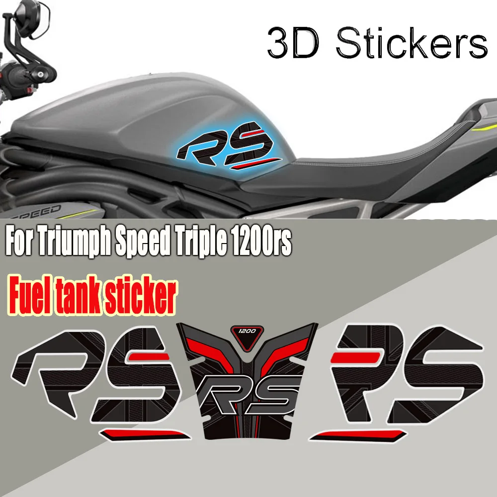 

Stickers Decals Tank Pad Side Grips Gas Fuel Oil Kit Knee Protector Fairing Fender Trunk Luggage For Triumph Speed Triple 1200rs