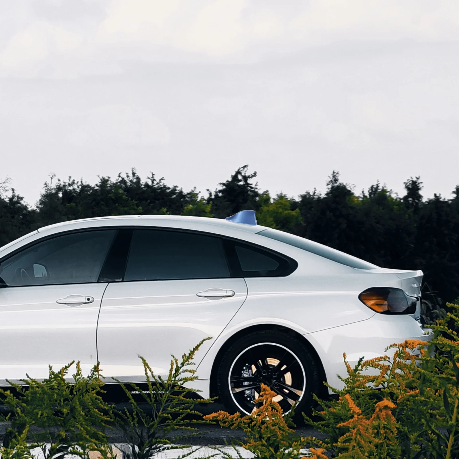 Shark Fin Antenna Universal Car Aerial Fm Signal Receiver Roof Mount Durable Vehicle Aerial For Suv Sedan Truck Cable