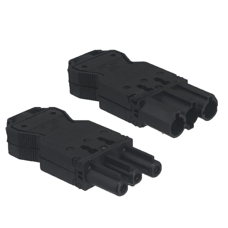 Compatible GST18I3 Male and Female Pair Plug Quick Terminal Block Lighting Fixtures Three Inputs and Three Outputs Connector